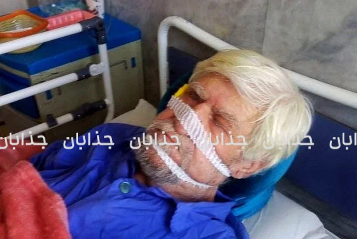 عکس عنایت بخشی در بیمارستان عنایت بخشی در بیمارستان